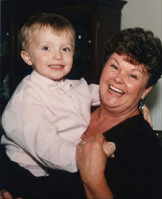 Danielle’s mother sharing a smile with a young family member